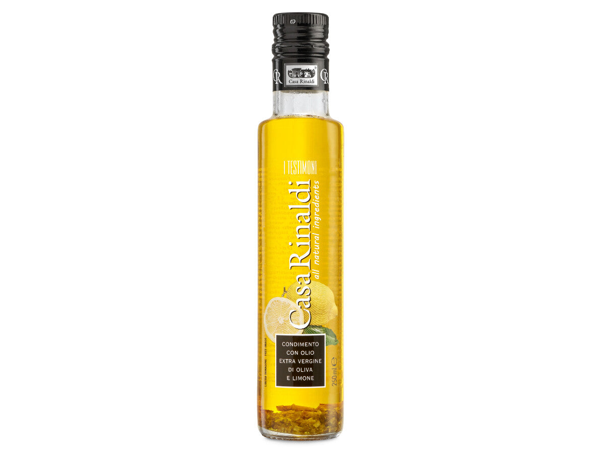 Casa Rinaldi Lemon Flavored Extra Virgin Olive Oil – 250 ml Bottle