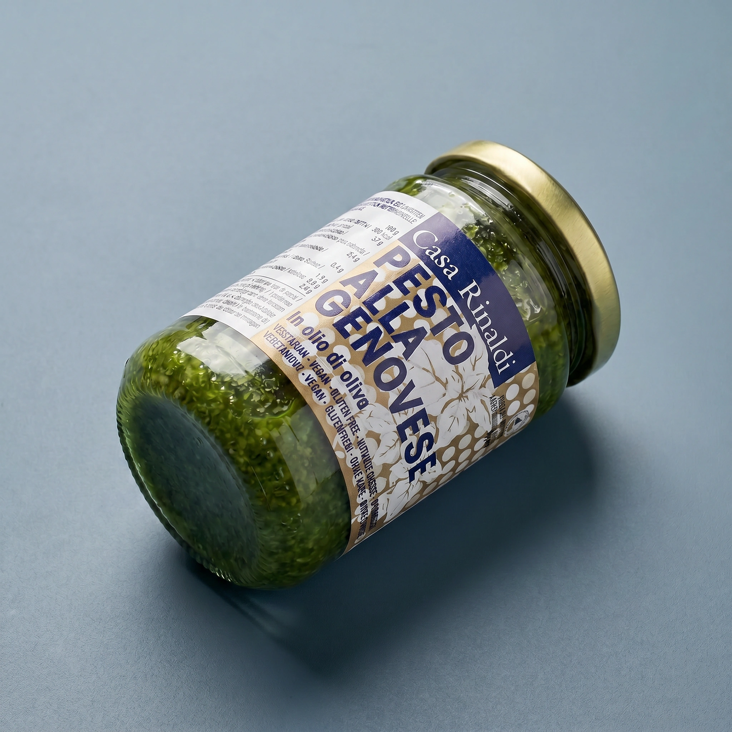 Casa Rinaldi Genovese Pesto Sauce in Olive Oil – Authentic Italian Basil – 6.3 oz Jar
