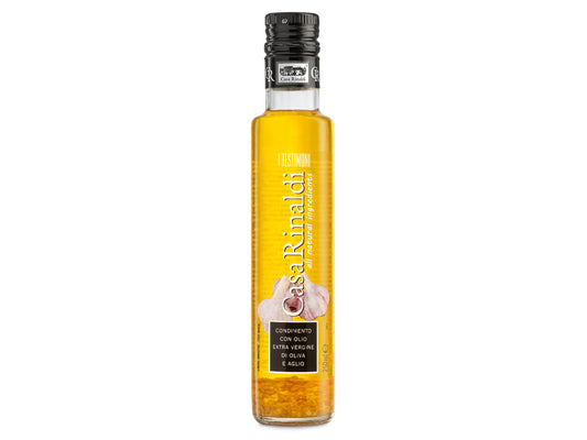 Casa Rinaldi Garlic Flavored Extra Virgin Olive Oil – 250 ml Bottle