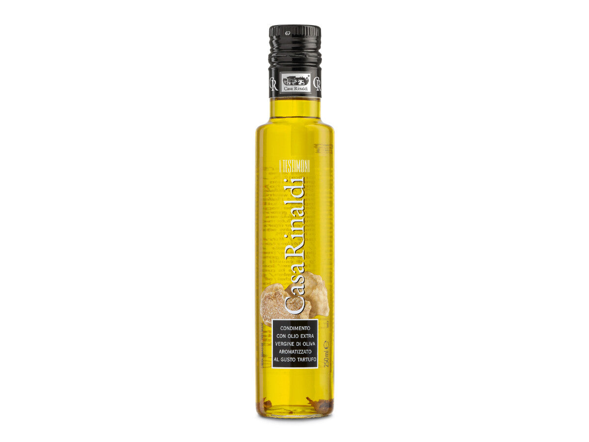 Casa Rinaldi White Truffle Flavored Extra Virgin Olive Oil – 250 ml Bottle
